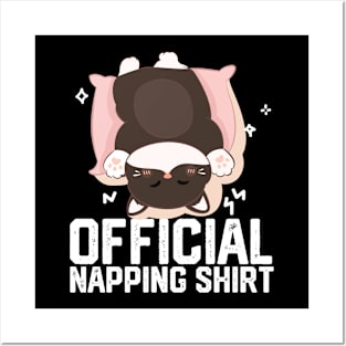 officiall napping shirt Posters and Art